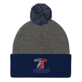 Nation Surrendered Multi logo Pom Pom Cap - Nation Surrendered